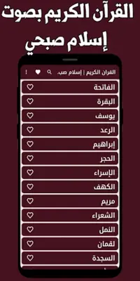 القران كامل اسلام صبحي بدون نت android App screenshot 2